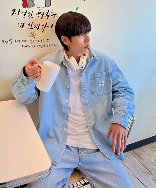LMCの「OVERSIZED DENIM SHIRT light blue(シャツ/ブラウス・レディース・その他・S/M/L)」の16枚目の写真