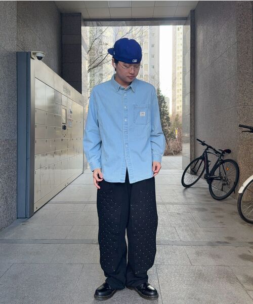LMCの「OVERSIZED DENIM SHIRT light blue(シャツ/ブラウス・レディース・その他・S/M/L)」の8枚目の写真