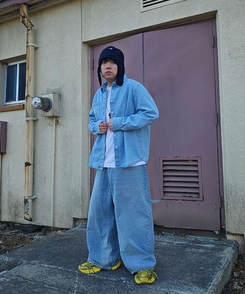 LMCの「OVERSIZED DENIM SHIRT light blue(シャツ/ブラウス・レディース・その他・S/M/L)」の10枚目の写真