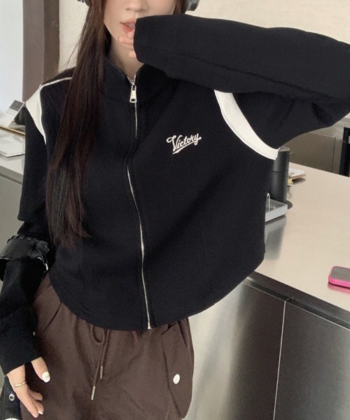 Flugge（フラッジー）の「スポーティージャージトップス（ジャージ・レディース・レッド/ブラック・LARGE/MEDIUM）」の5枚目の写真