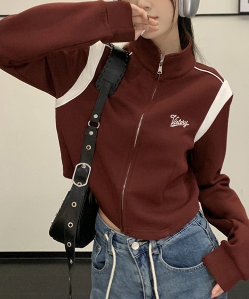 Flugge（フラッジー）の「スポーティージャージトップス（ジャージ・レディース・レッド/ブラック・LARGE/MEDIUM）」の9枚目の写真
