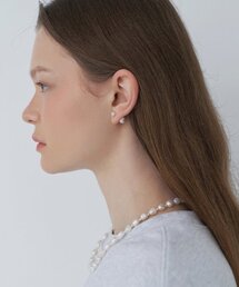 Mini Pearl & Pearl Earrings