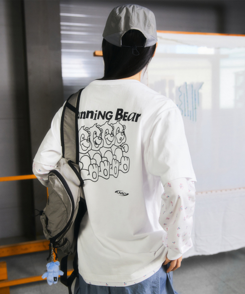LMCの「RUNNING BEAR TEE white(Tシャツ/カットソー・レディース・その他・S/M/L/XL)」の2枚目の写真