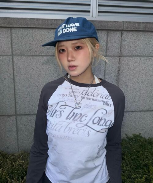 LMCの「WM GRADATION LETTERING RAGLAN LONG SLV TEE brown(Tシャツ/カットソー・レディース・その他・S/M)」の6枚目の写真