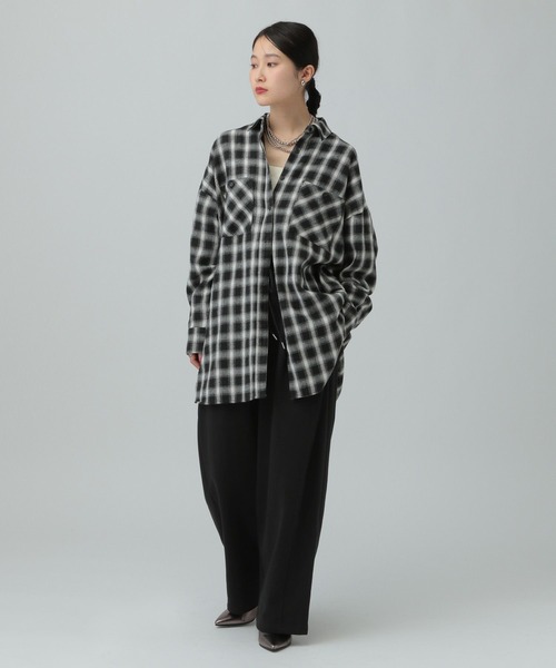 LEPSIM（レプシィム）の「サイドタックスウェットパンツ　634625（スウェットパンツ・レディース・ブラック/グレー系その他/グレイッシュベージュ・FREE）」の9枚目の写真