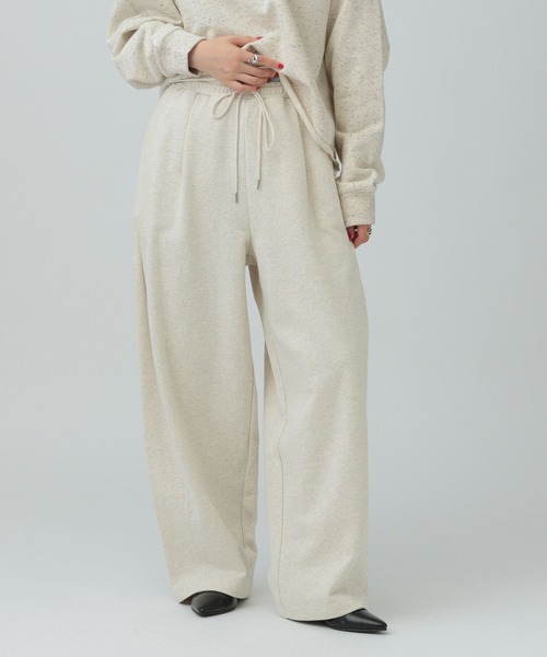 LEPSIM（レプシィム）の「サイドタックスウェットパンツ　634625（スウェットパンツ・レディース・ブラック/グレー系その他/グレイッシュベージュ・FREE）」の16枚目の写真