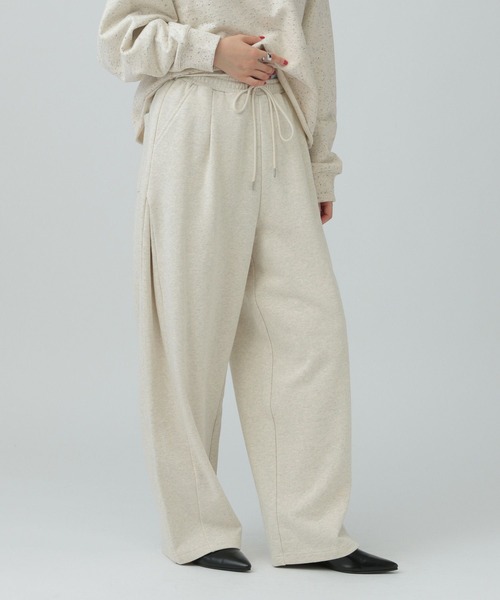 LEPSIM（レプシィム）の「サイドタックスウェットパンツ　634625（スウェットパンツ・レディース・ブラック/グレー系その他/グレイッシュベージュ・FREE）」の17枚目の写真