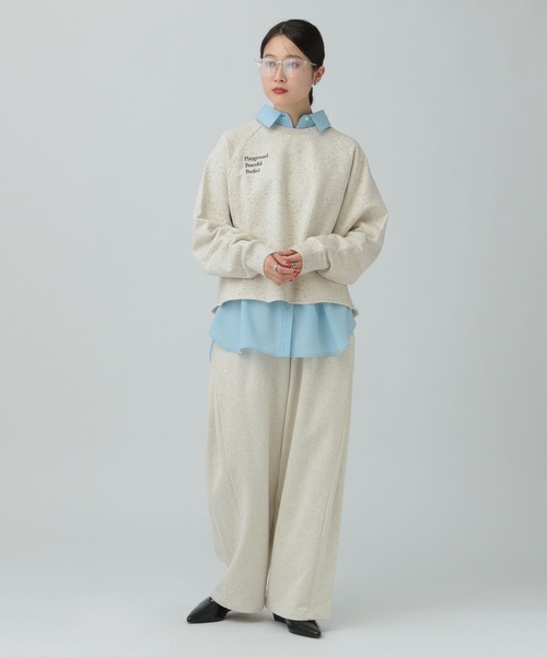 LEPSIM（レプシィム）の「サイドタックスウェットパンツ　634625（スウェットパンツ・レディース・ブラック/グレー系その他/グレイッシュベージュ・FREE）」の21枚目の写真