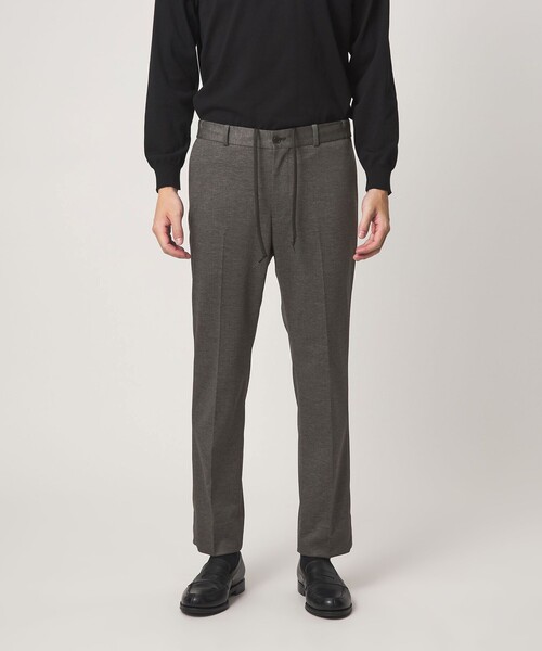 green label relaxing(グリーンレーベルリラクシング)の「A+ プリントジャージ スタンダード セットアップ パンツ スラックス -ウォッシャブル・ストレッチ-(スラックス・メンズ・ネイビー/ダークグレー・L/XL/M/S)」の8枚目の写真