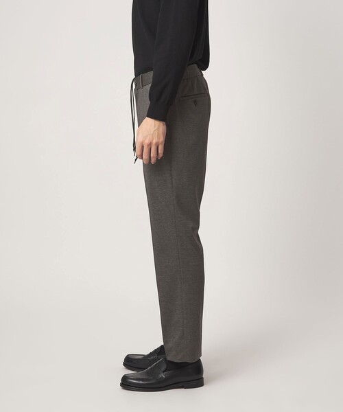 green label relaxing(グリーンレーベルリラクシング)の「A+ プリントジャージ スタンダード セットアップ パンツ スラックス -ウォッシャブル・ストレッチ-(スラックス・メンズ・ネイビー/ダークグレー・L/XL/M/S)」の9枚目の写真