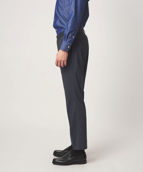 green label relaxing(グリーンレーベルリラクシング)の「A+ プリントジャージ スタンダード セットアップ パンツ スラックス -ウォッシャブル・ストレッチ-(スラックス・メンズ・ネイビー/ダークグレー・L/XL/M/S)」の12枚目の写真