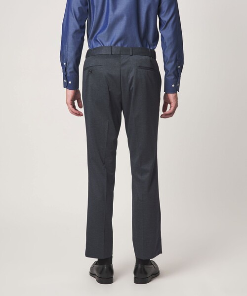 green label relaxing(グリーンレーベルリラクシング)の「A+ プリントジャージ スタンダード セットアップ パンツ スラックス -ウォッシャブル・ストレッチ-(スラックス・メンズ・ネイビー/ダークグレー・L/XL/M/S)」の13枚目の写真