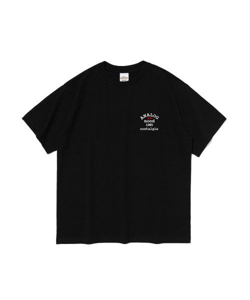 ANALOG MOOD(アナログムード)の「スモールロゴ半袖Tシャツ(ブラック)(Tシャツ/カットソー・レディース・その他・L/2XL/XL/S/M)」の1枚目の写真