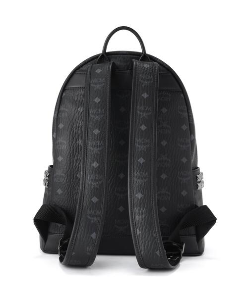 MCM(エムシーエム)の「MCM/エムシーエム/Stark SideStuds Backpack SML MED(バックパック/リュック・レディース・ブラック/キャメル・F)」の4枚目の写真