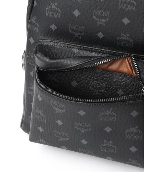 MCM(エムシーエム)の「MCM/エムシーエム/Stark SideStuds Backpack SML MED(バックパック/リュック・レディース・ブラック/キャメル・F)」の11枚目の写真