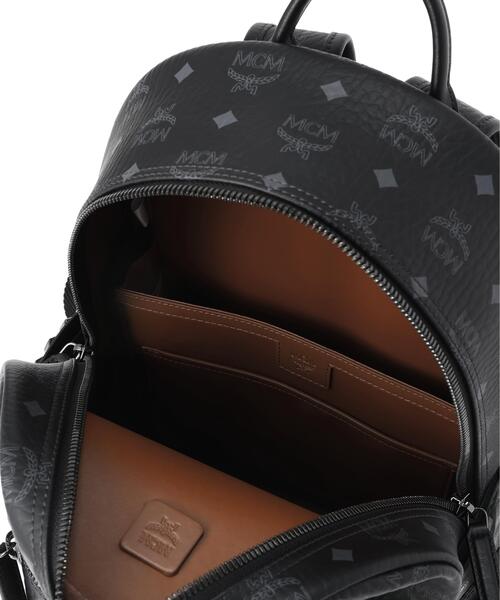 MCM(エムシーエム)の「MCM/エムシーエム/Stark SideStuds Backpack SML MED(バックパック/リュック・レディース・ブラック/キャメル・F)」の12枚目の写真