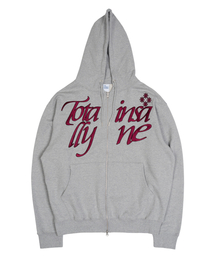 TCM totally hooded zip-up (grey)