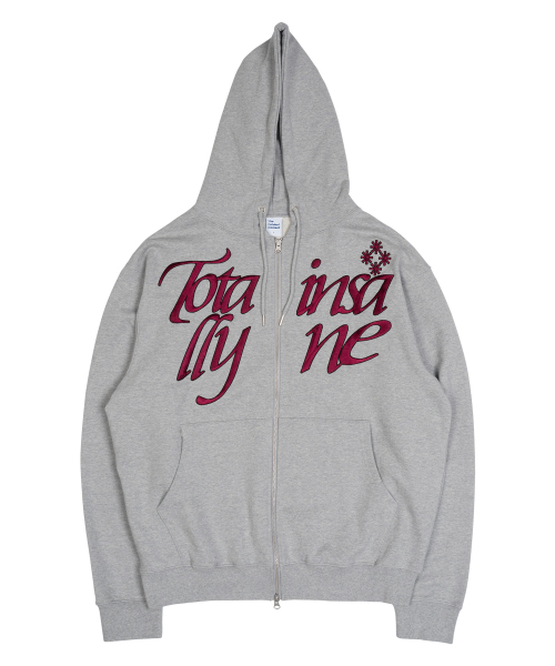 TCM Totally hooded zip-up — худи на молнии, серый