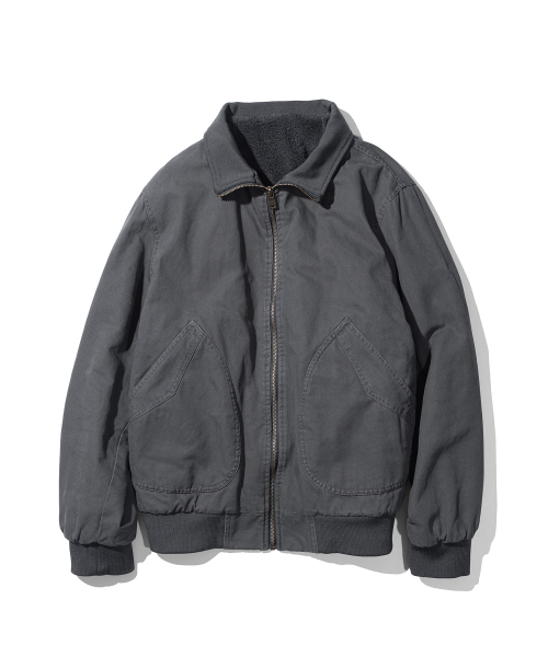MASSNOUN(マスノウン)の「3WAYウォッシュドボアフードジャケット MWIPD003-DG(ブルゾン・レディース・その他・M/L)」の5枚目の写真