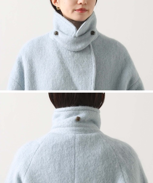 ⭐︎グレディブリリアン⭐︎クロシェ⭐︎モヘヤ混シャギーミディPコート⭐︎ Gready BrilliantモヘアシャギーPコート | SEKIMIKI Online