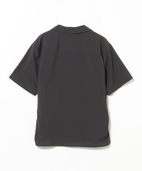 BEAMS HEART(ビームスハート)の「ポリトロ オープン カラー シャツ(吸収速乾・接触冷感)(シャツ/ブラウス・メンズ・ブラック/チャコールグレー・SMALL/LARGE/MEDIUM)」の9枚目の写真