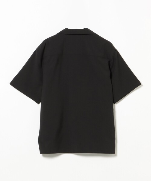 BEAMS HEART(ビームスハート)の「ポリトロ オープン カラー シャツ(吸収速乾・接触冷感)(シャツ/ブラウス・メンズ・ブラック/チャコールグレー・SMALL/LARGE/MEDIUM)」の5枚目の写真