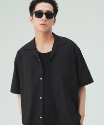 【6/18値下げ】COOLMAX ポリトロ オープン カラー シャツ【吸収速乾・接触冷感】