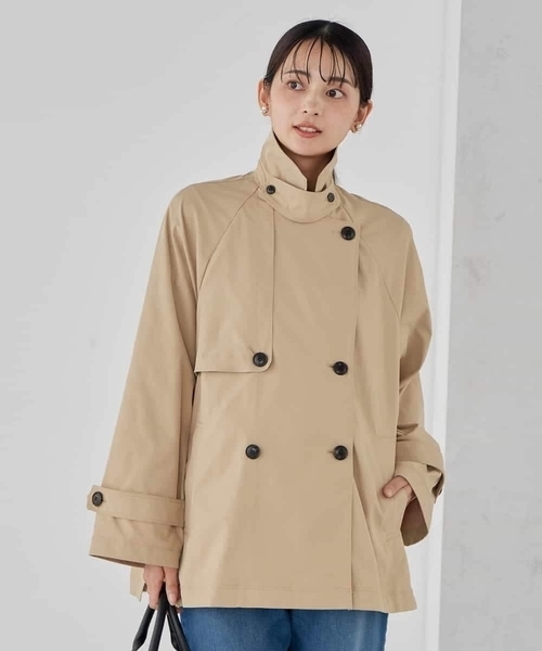 a.v.v（アーヴェヴェ）の「ミドルトレンチコート（トレンチコート・レディース・ベージュ/アイボリー・36/38/40）」の17枚目の写真