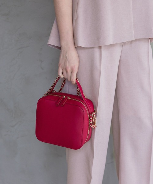 A part by(アパートバイ)の「2WAYバニティバッグ(ショルダーバッグ・レディース・ブラック/レッド・FREE)」の16枚目の写真