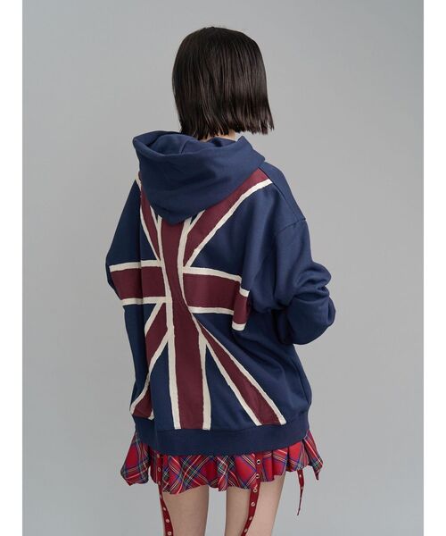 jouetie(ジュエティ)の「【LONSDALE×jouetie】スタッズBIGフーディー(パーカー・レディース・ブラック/オフホワイト/ネイビー・MEDIUM)」の7枚目の写真