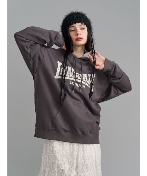 jouetie(ジュエティ)の「【LONSDALE×jouetie】スタッズBIGフーディー(パーカー・レディース・ブラック/オフホワイト/ネイビー・MEDIUM)」の12枚目の写真