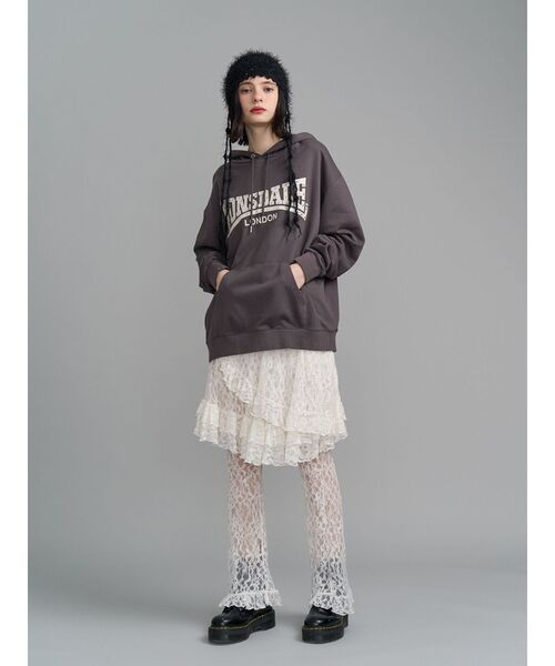 jouetie(ジュエティ)の「【LONSDALE×jouetie】スタッズBIGフーディー(パーカー・レディース・ブラック/オフホワイト/ネイビー・MEDIUM)」の15枚目の写真