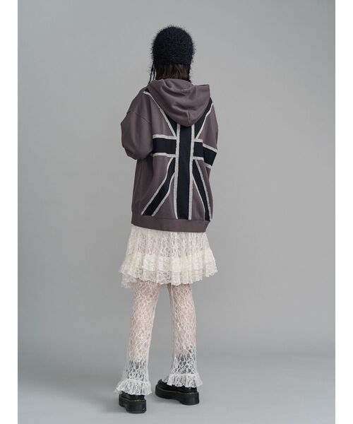 jouetie(ジュエティ)の「【LONSDALE×jouetie】スタッズBIGフーディー(パーカー・レディース・ブラック/オフホワイト/ネイビー・MEDIUM)」の17枚目の写真