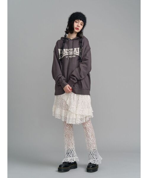 jouetie(ジュエティ)の「【LONSDALE×jouetie】スタッズBIGフーディー(パーカー・レディース・ブラック/オフホワイト/ネイビー・MEDIUM)」の18枚目の写真