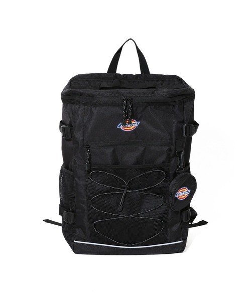 Dickies(ディッキーズ)の「【Dickies】DK BASIC BOX BAG PACK / ディッキーズ ロゴ刺繍 ミニポーチ付き バックパック(バックパック/リュック・メンズ・ブラック/ホワイト・FREE)」の2枚目の写真