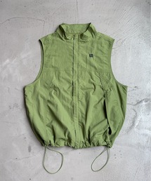 UNDERSTATEMENTs（アンダーステイトメント）の「【ユニセックス】胸刺繍ドローコードナイロンベスト/裏地メッシュ/セットアップ着用可（ベスト）」