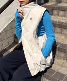 UNDERSTATEMENTs（アンダーステイトメント）の「【ユニセックス】胸刺繍ドローコードナイロンベスト/裏地メッシュ（ベスト）」