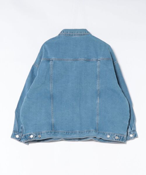 nouvellemoi(ヌーベルモイ)の「ビッグシルエットデニムジャケット(デニムジャケット・レディース・インディゴブルー/ブルー/ブラック/サックスブルー・M)」の21枚目の写真