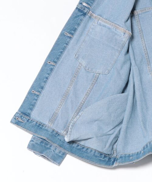 nouvellemoi(ヌーベルモイ)の「ビッグシルエットデニムジャケット(デニムジャケット・レディース・インディゴブルー/ブルー/ブラック/サックスブルー・M)」の22枚目の写真