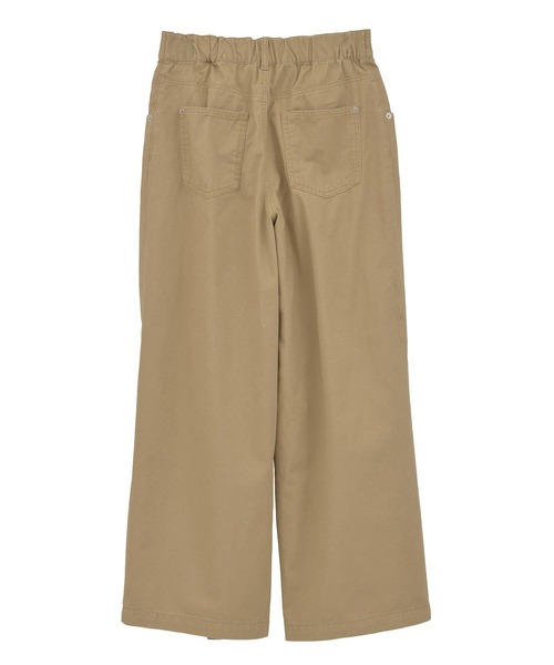 Green　Parks（グリーンパークス）の「チノタックワイドパンツ（チノパンツ・レディース・ベージュ/カーキ・M/L）」の15枚目の写真