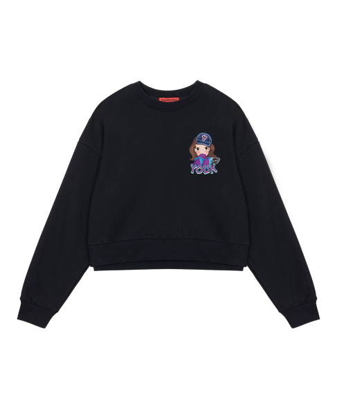YOUK SHIM WON（ユクシムウォン）の「ミニポイントクロップスウェット F ルナ（スウェット・レディース・その他・FREE）」の2枚目の写真