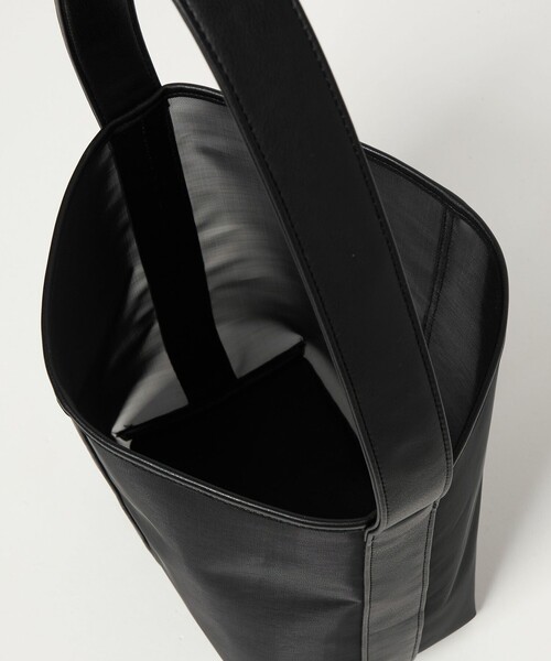 EMMEL REFINES（エメルリファインズ）の「＜EMMEL REFINES＞EM 1ショルダー シアーバケツ トートバッグ（トートバッグ・レディース・ブラック/オフホワイト・FREE）」の13枚目の写真