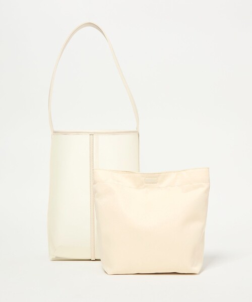 EMMEL REFINES（エメルリファインズ）の「＜EMMEL REFINES＞EM 1ショルダー シアーバケツ トートバッグ（トートバッグ・レディース・ブラック/オフホワイト・FREE）」の22枚目の写真