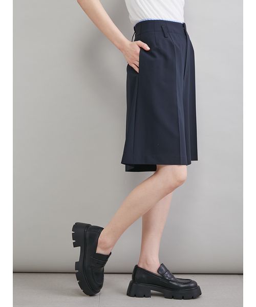 Mila Owen（ミラオーウェン）の「トリミングハーフキュロットパンツ（その他パンツ・レディース・ネイビー/グレー/ベージュ・1/0）」の13枚目の写真