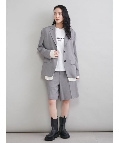 Mila Owen（ミラオーウェン）の「トリミングハーフキュロットパンツ（その他パンツ・レディース・ネイビー/グレー/ベージュ・1/0）」の21枚目の写真