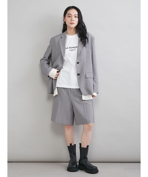 Mila Owen（ミラオーウェン）の「トリミングハーフキュロットパンツ（その他パンツ・レディース・ネイビー/グレー/ベージュ・1/0）」の22枚目の写真