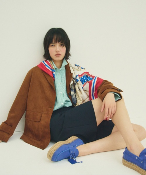 Mila Owen(ミラオーウェン)の「トリミングハーフキュロットパンツ(その他パンツ・レディース・ネイビー/グレー/ベージュ・1/0)」の14枚目の写真