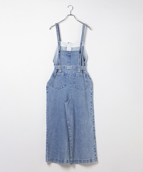 LEPSIM（レプシィム）の「デザインサロペット　632751（サロペット/オーバーオール・レディース・ブルー/ブラック・FREE）」の4枚目の写真