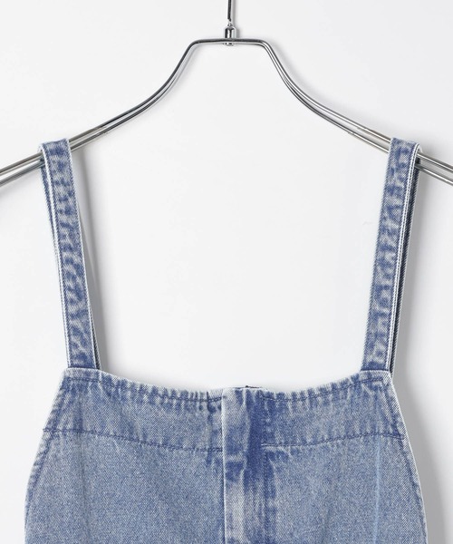 LEPSIM（レプシィム）の「デザインサロペット　632751（サロペット/オーバーオール・レディース・ブルー/ブラック・FREE）」の5枚目の写真