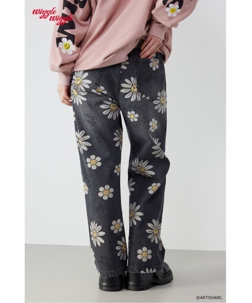 RODEO CROWNS WIDE BOWL（ロデオクラウンズワイドボウル）の「(wiggle wiggle)パターンDENIMパンツ（デニムパンツ・レディース・ブラック系その他/ブルー系その他・MEDIUM/LARGE）」の11枚目の写真